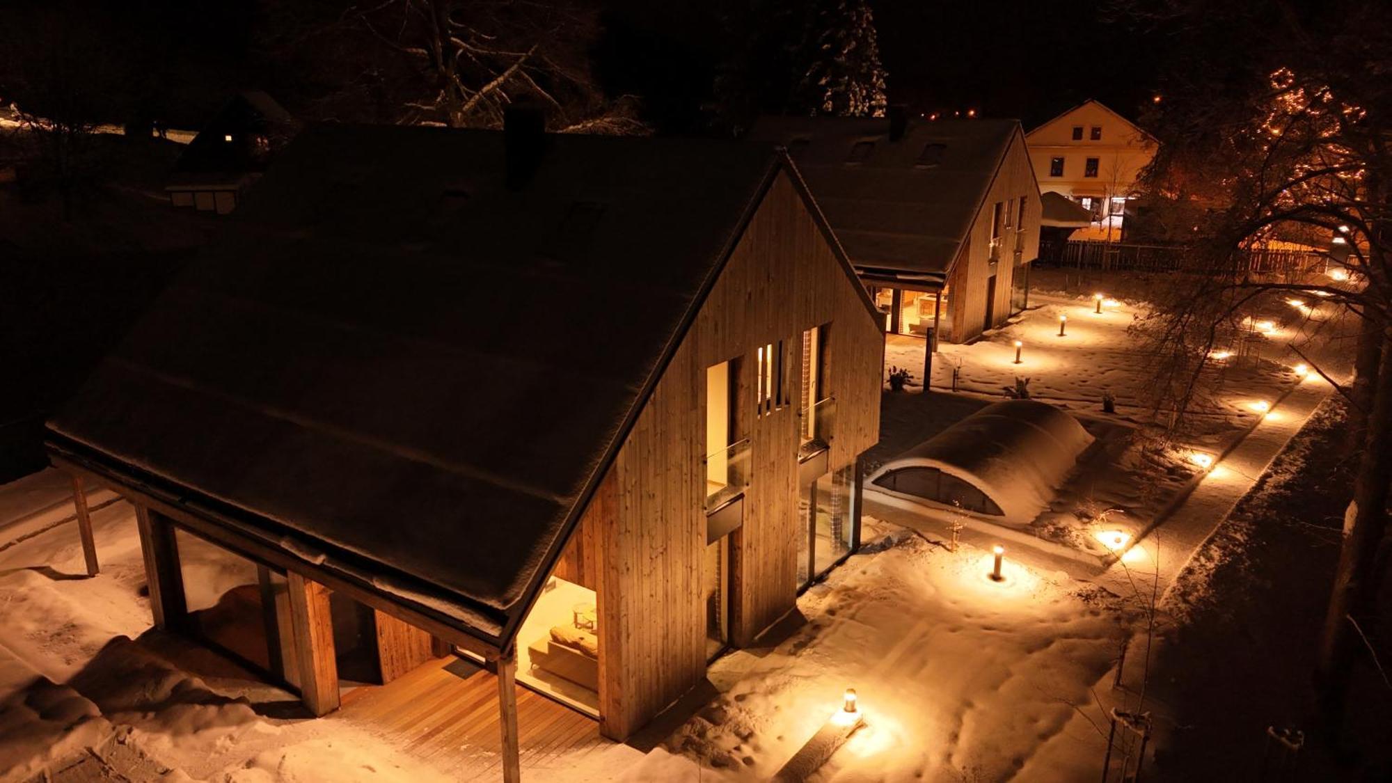 Vila Rezidence Za Vodou - Vazka Černý Důl Exteriér fotografie